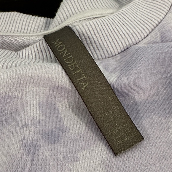 Mondetta Lavender Floral Camo Sweatshirt Women’s Size Large - Picture 2 of 7